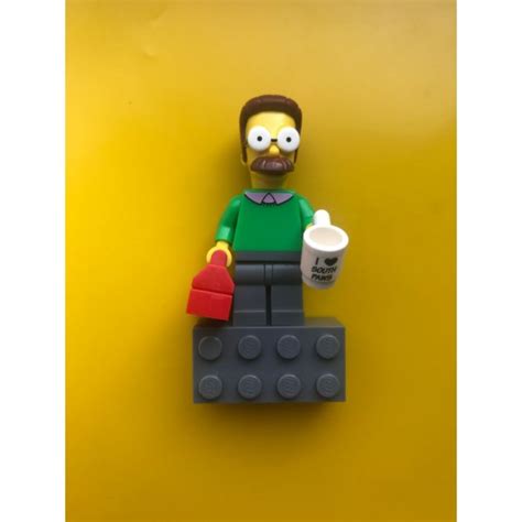 Лего Магнит из серии Симпсоны Нед Фландерс LEGO Minifigures - купить в ...