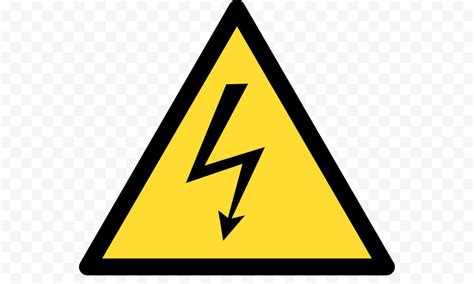 high voltage sign  image transparent hq png  freepngimg