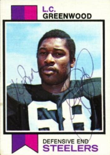 L.C. Greenwood Autographs and Memorabilia | Sports, Football