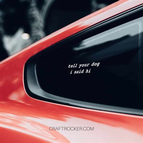 Best Vinyl for Car Decals - Craft Rocker