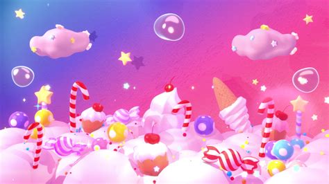 looped sweet candy land animation Stock Footage Video (100% Royalty ...