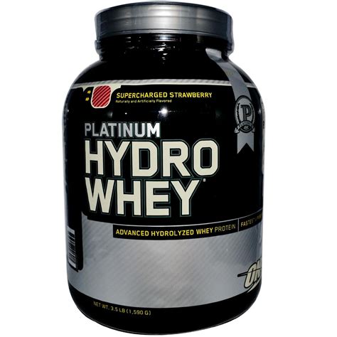 Optimum Nutrition Platinum Hydrowhey, Strawberry skonis, 1590 g kainos ...