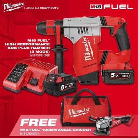 Milwaukee M Fuel High Performance Sds Plus Hammer Mode M Chpx