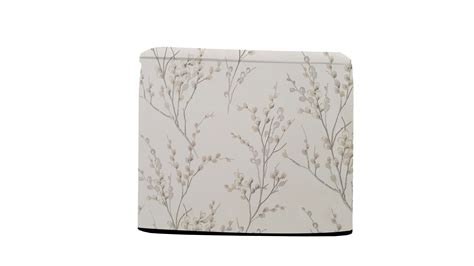 Laura Ashley Pussy Willow Dove Grey Indoor Pouffe Rooms By Me