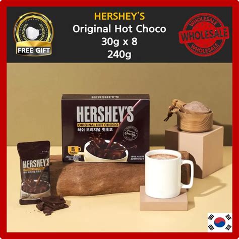 HERSHEY S Original Hot Choco Powder 30g X 8Pack 240g Milk Chocolate Drink Lazada
