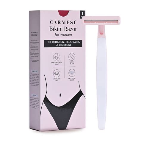 Carmesi Bikini Razor For Women For Irritation Free Shaving Of Bikini Line No Cuts Pack Of