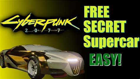 Cyberpunk 2077 Where To Find The Free Secret Bugatti Caliburn In