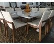 Conjunto Mesa De Jantar Quadrada Elitte Plus Cadeiras Akila