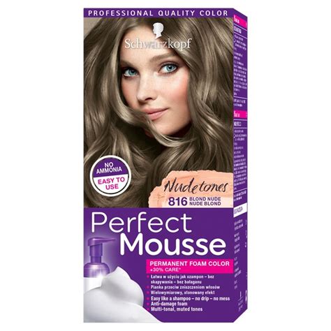 Schwarzkopf Perfect Mousse Trwała pianka koloryzująca Blond nude