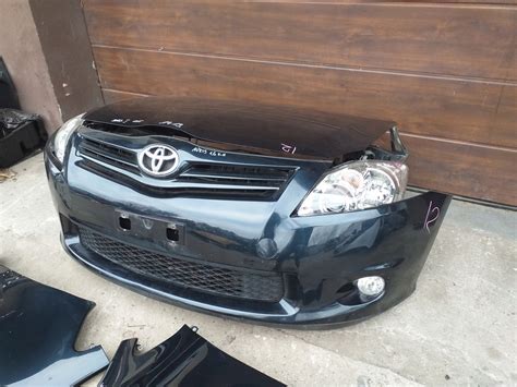 Toyota Auris I LIFT kompletny przód zderzak maska 11487414585