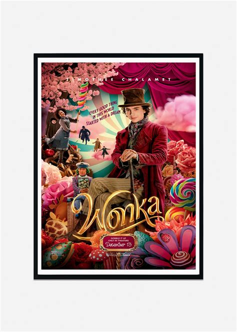 Wonka Movie Poster Etsy