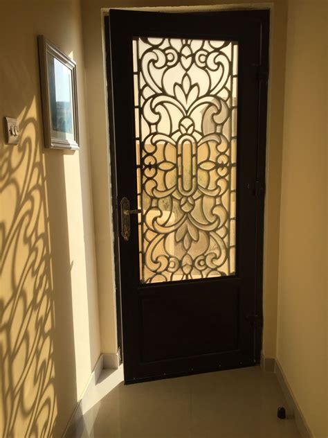 Door And Shadow Leaded Glass Door Leaded Glass Glass Door