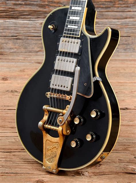 1960 Gibson Les Paul Custom Black Beauty Guitar Cool Electric