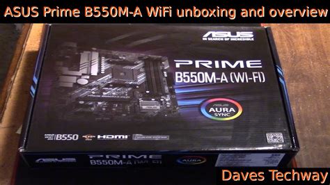 Asus Prime B M A Wifi Motherboard Unboxing And Overview Youtube