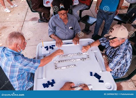 Domino Game Players Editorial Photography Image Of Black 249984782