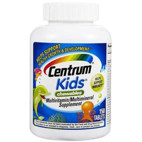 Centrum Kids Chewable Multivitamin Tablets, 80ct – Mountainside Medical ...