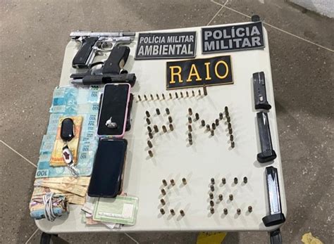 Pmce Aprende Duas Pistolas Muni Es Droga E Prende Um Suspeito Em