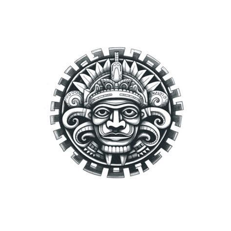 Aztec Warrior Headdress Tattoo