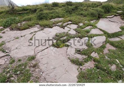 pieces rock  flake  mountain stock photo  shutterstock
