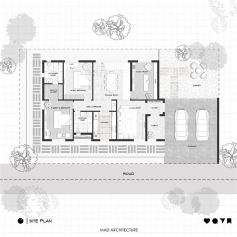 Monochrome Plan Render Photoshop Planrendering Planrenderinginphotoshop Photoshop