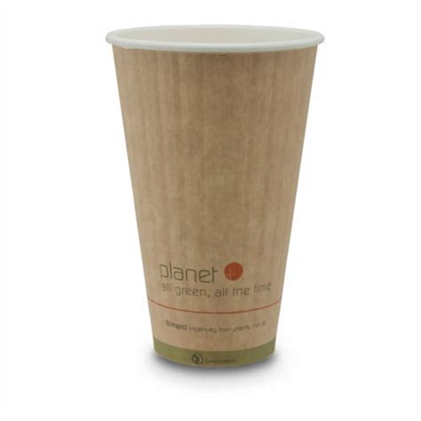 Ounce PLA Laminated Double Wall Insulated Hot Cup Count Case