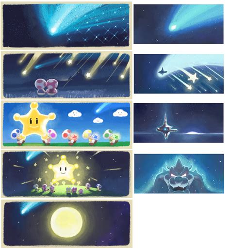 The Spriters Resource Full Sheet View Super Mario Galaxy Intro Images