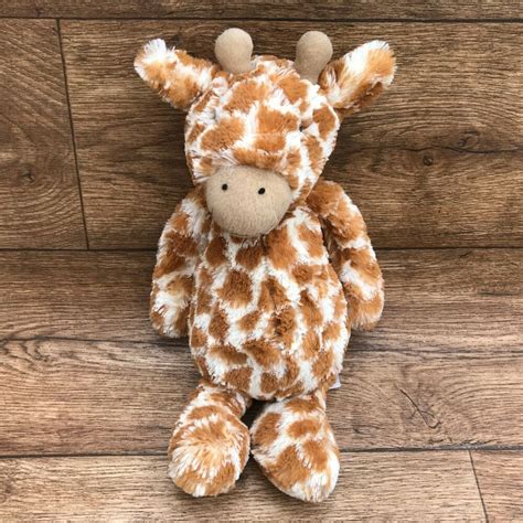 Jellycat Bashful Giraffe Medium Bas3gn 670983107593 Ebay In 2020 Jellycat Giraffe Teddy