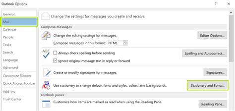 How To Change The Default Font And Size In Outlook Lookeen