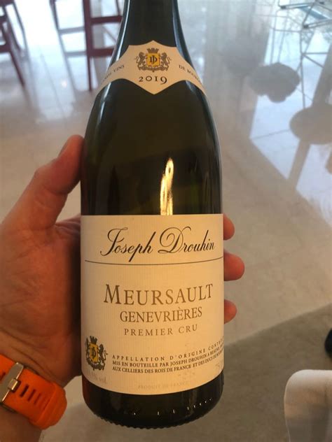 2019 Joseph Drouhin Meursault 1er Cru Les Genevrières France Burgundy