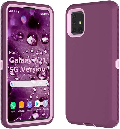 Tiflook Funda protectora híbrida de 2 capas para Samsung Galaxy A71