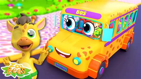 Колеса на автобусе идет круглый и круглый + Более русский потешки для ...