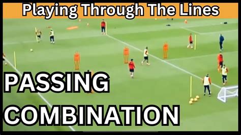 Advanced PASSING Combination Drill Through Ball Football Soccer Drill