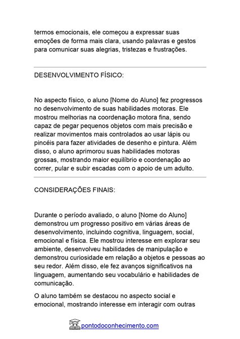 Relatorio De Aluno Hiperativo Pronto
