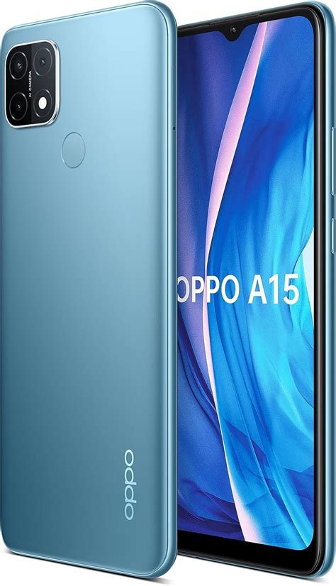 Oppo A15 Smartphone Cph2185 3gb32gb Mystery Blue 4230mah Large Battery
