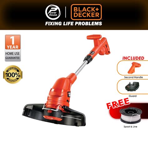 Black Decker Gl W String Grass Trimmer With Second Handle