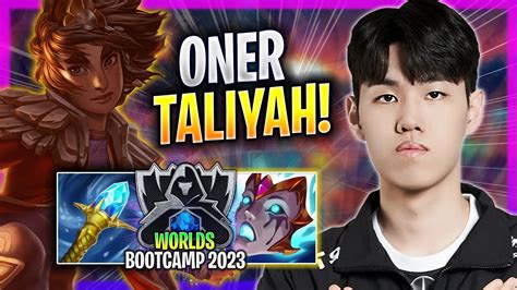 Oner Is So Good With Taliyah T1 Oner Plays Taliyah Jungle Vs Zac