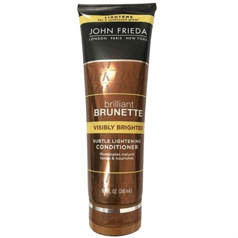 John Frieda Brilliant Brunette Visibly Brighter Subtle Lightening Conditioner 245ml