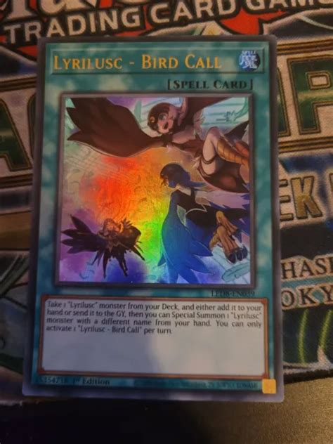 YU GI OH TCG LYRILUSC Bird Call Legendary Duelists Synchro Storm