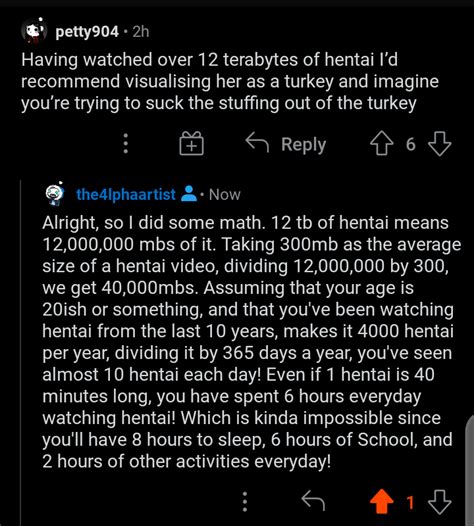 Self Hours Of Watching Hentai R Theydidthemath