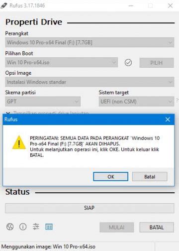 Cara Membuat Bootable Flashdisk Windows 10 Kumpultech