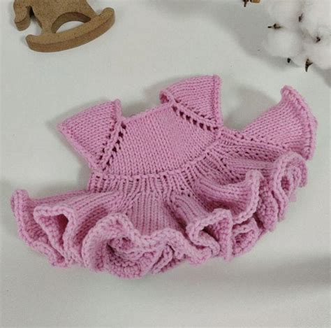 Платье для плюшевой игрушки спицами. Амигуруми схемы и описания. Автор ...