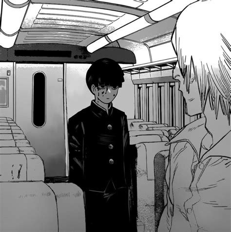 An Anime Scene With Two People Standing In Front Of A Train Car And