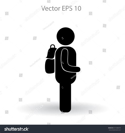 Schoolboy Vector Icon 331688378 Shutterstock