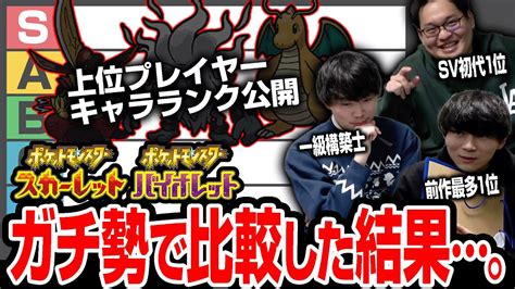 【最強ポケモン四天王が決定】ガチ勢のキャラランクを比較したら『上位4匹』の評価が完全一致だった。 ポケモン関連情報のまとめ動画