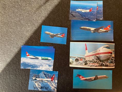 Swissair Balair Belair Crossair Postkarten Kaufen Auf Ricardo