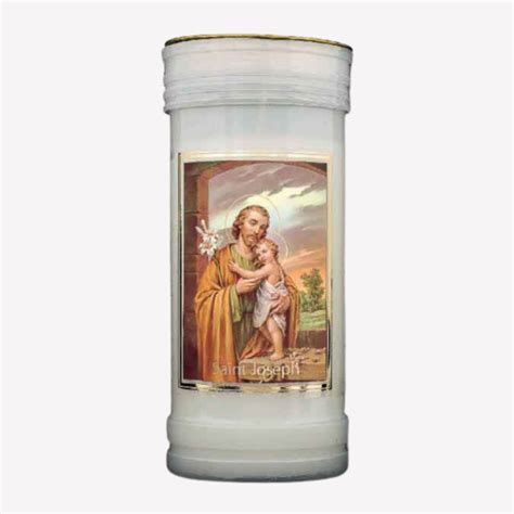 Devotional Candle St Joseph Southern Cross Church Supplies Gifts