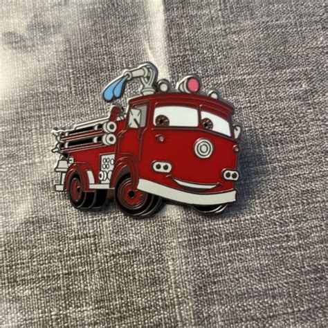 Pixar Cars "Red" Fire Truck Walt Disney World Trading Pin | #4582018429