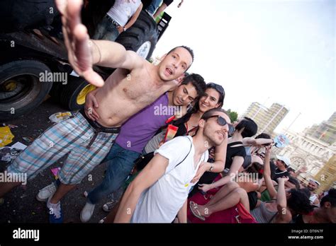 Gay Pride Madrid Stock Photo Alamy