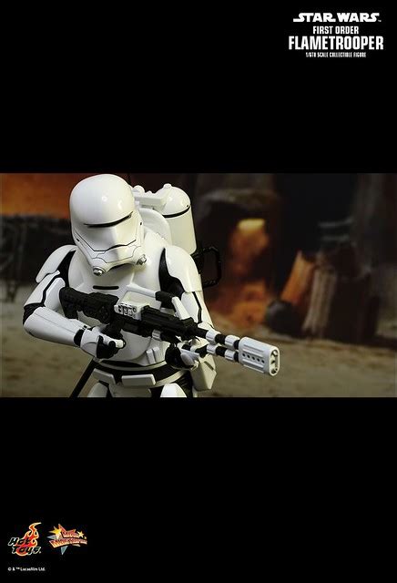 Hot Toys MMS 星際大戰七部曲原力覺醒帝國火焰兵 比例 First Order Flametrooper