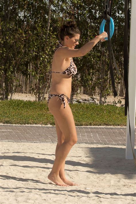 Imogen Thomas In Bikini On Jumeirah Beach Hawtcelebs